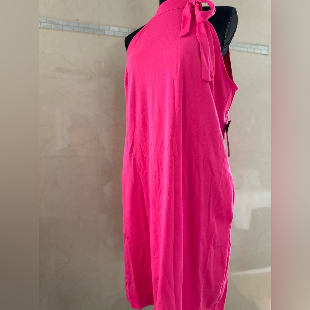 New York & Company Vibrant Pink Mini Dress